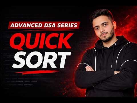 ADVANCED DSA 🔥 Quick Sort in Python | Divide & Conquer Explained
