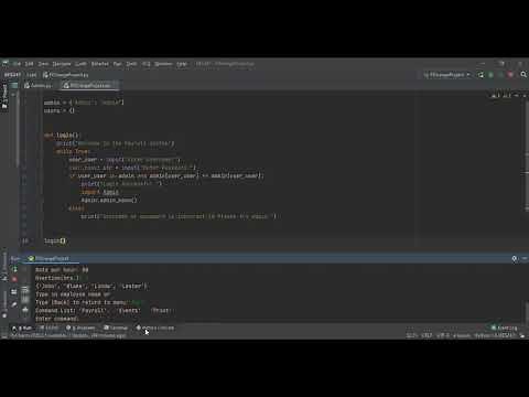 PythonProject:Payroll system using Python