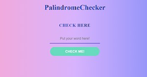 How to Create Palindrome Checker Using HTML , CSS & JavaScript