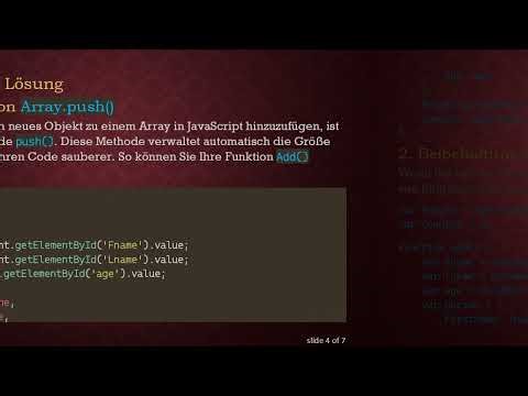 Behebung Ihres JavaScript-Eingabewertproblems