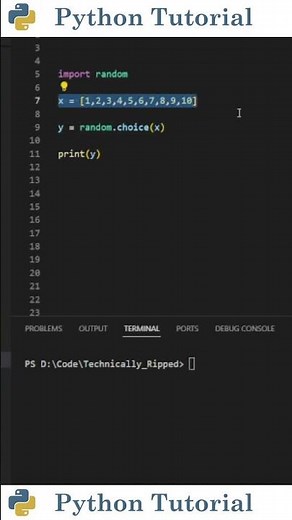 Picking Random Item From A List In Python | Python Tutorial