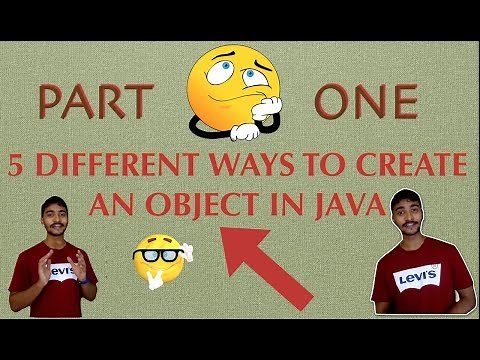 DIFFERENT ways to create an OBJECT in JAVA [IMPORTANT] || Part 1 ||