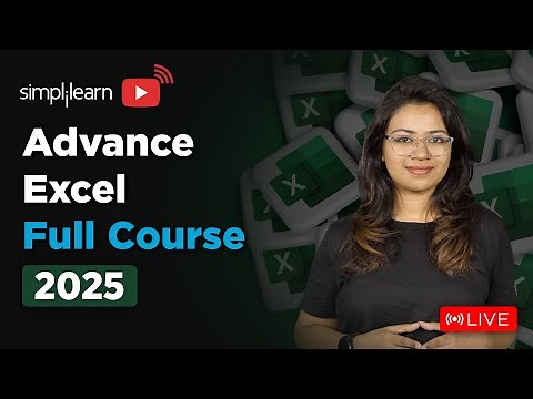 Advanced Excel Full Course 2026 | Advanced Excel Tutorial | Advanced Excel Training | Simplilearn