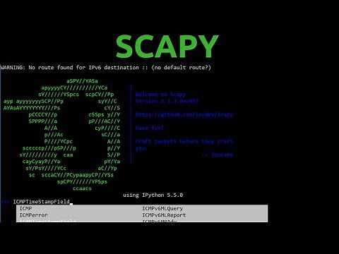 Scapy - Packet Manipulation & Sniffing