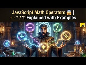 JavaScript Math Operators | + - * / % Explained with Examples | Class 07
