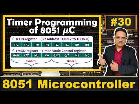 Timer Programming in 8051 Microcontroller Explained: Configuration and Counter Setup - 1