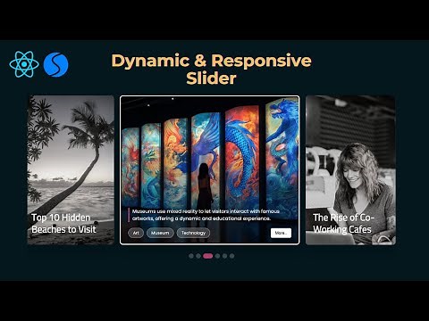 React Swiper Slider: Dynamic and Responsive Carousel #swiper #reactjs
