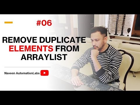 #6 - How to Remove Duplicate Elements from an ArrayList using LinkedHashSet & JDK8 Streams