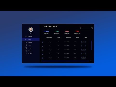 JavaFX Dashboard Dark UI [Free Source]