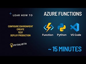 How to create and deploy Azure Function Using VS Code [Python]