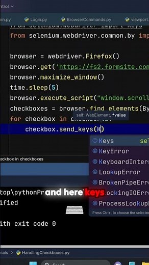 🚀Most Testers Don’t Know This Selenium Checkbox Shortcut!