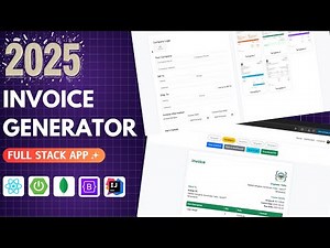 Invoice Generator using React + Spring Boot + MongoDB | PDF Export,Email, Download | College Project