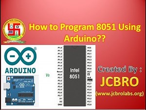 How to program 8051 microcontroller using Arduino??