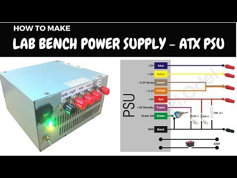 DIY Lab Bench Power Supply from ATX PSU