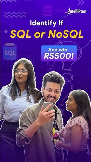 SQL vs NoSQL | Difference Between SQL And NoSQL Databases | Intellipaat #shorts