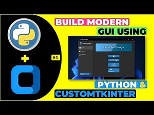 Build Modern GUI Using CustomTkinter GUI Framework in Python - Introduction - E1 -Hindi- Harsh Nagar