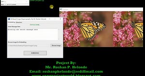 LSB Based Image Steganography Using Python Source Code - Data Hide in Image Using Python Project