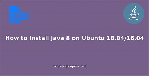 Install Java 8 on Ubuntu 22.04|20.04|18.04|16.04 [Guide]