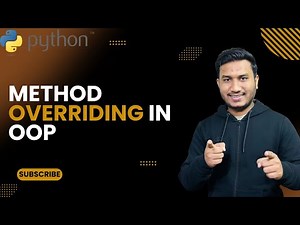 Method Overriding in OOP | The Complete Python Course | Basic to Advance | Python Tutorial