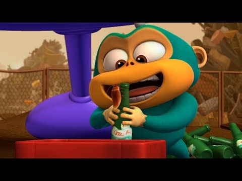 Alien Monkeys 👽 Cucaracha | Dibujos Animados | Wow Club Español