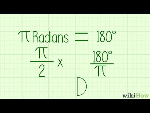 How to Convert Radians to Degrees