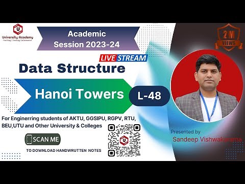 DSUC48: Tower of Hanoi Algorithm | Tower of Hanoi Using Stack in Data Structure |TOH Using Recursion
