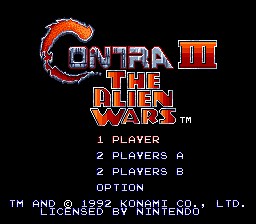 Contra III: The Alien Wars (SNES) - online game | RetroGames.cz