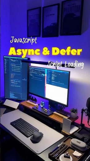 Async vs Defer in JS Explained in 30 Secs ⚡