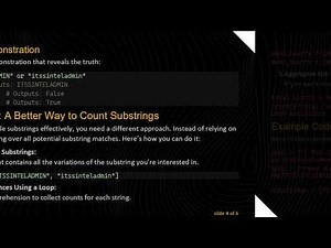 Understanding Why python string.count(substring) Didn't Work: A Solution Explained