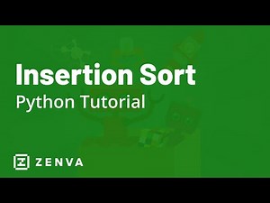 Implementing INSERTION SORT in PYTHON in under 10 Minutes