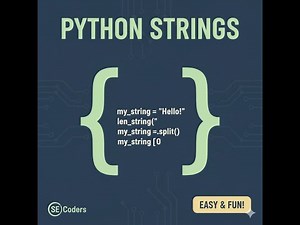 Python Strings Explained Simply 🐍 | Perfect for Beginners