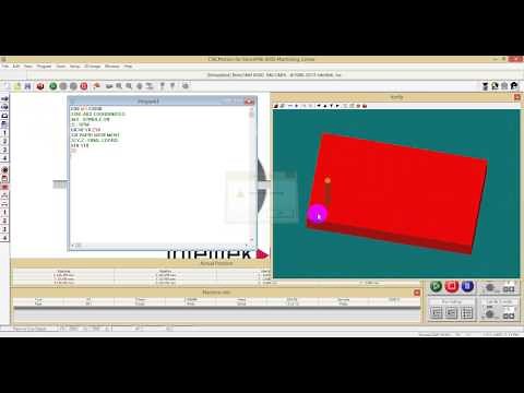 Tutorial for CNC Milling using CNCMotion Simulation Software