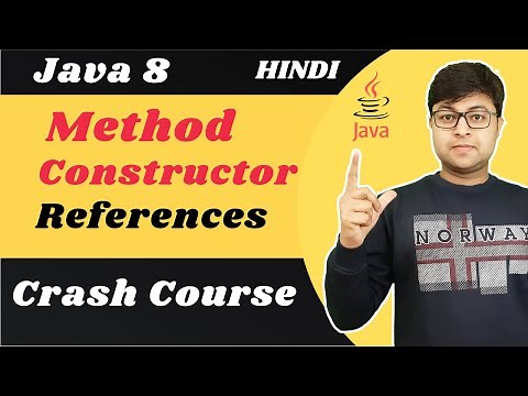 🔥 Method and Constructor References Crash Course | Java 8 new features | Hindi
