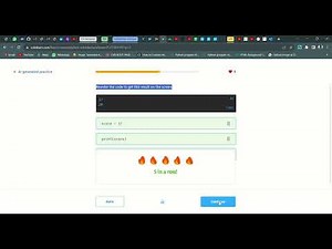 13 AI generated practice | Introduction to Python | Sololearn