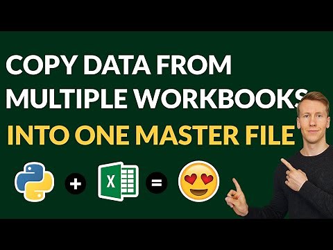 Python: Copy Data From Multiple Files to Master File | Read/Write Closed Excel Files Using Openpyxl