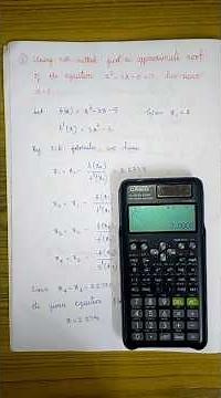Numerical Methods | Newton Raphson's Method #maths #differentialequations #mathematics