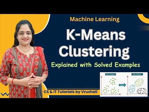 ML 22 : K-means Clustering Algorithm with Solved Examples | Clustering