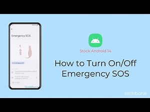 How to Turn On/Off Emergency SOS [Android 14]