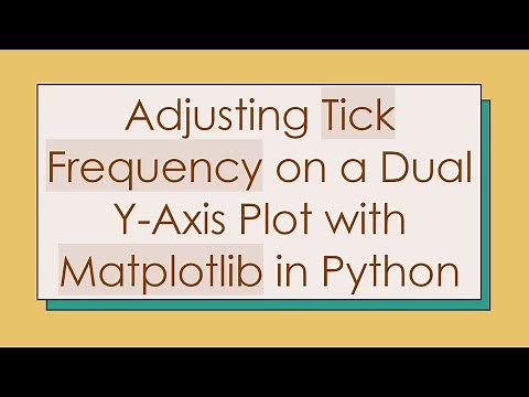 Adjusting Tick Frequency on a Dual Y-Axis Plot with Matplotlib in Python