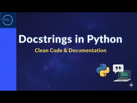 Python for Actuaries - 18 - Advance (Docstrings)