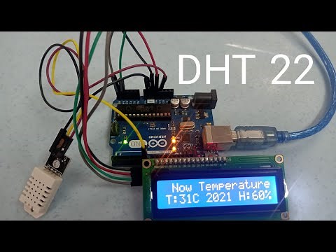 DHT 22 Temperature and Humidity Sensor with Arduino Uno