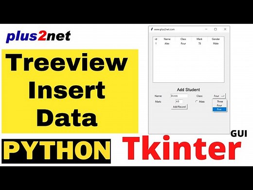 Adding data to Tkinter Treeview using insert() to update view & place the data in top or bottom row
