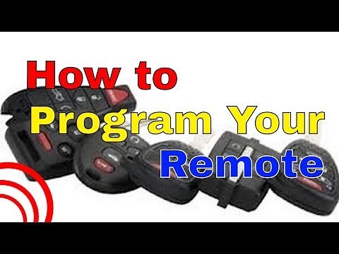 How To program DEI Viper Python Avital Sidewinder Valet Hornet Alarm Remote Transmitter Fobs