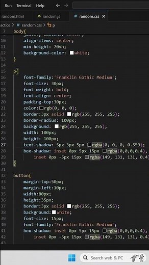Random Number Generator Using HTML, CSS and JS || Code With Hari || #coding #frontendcourse #css