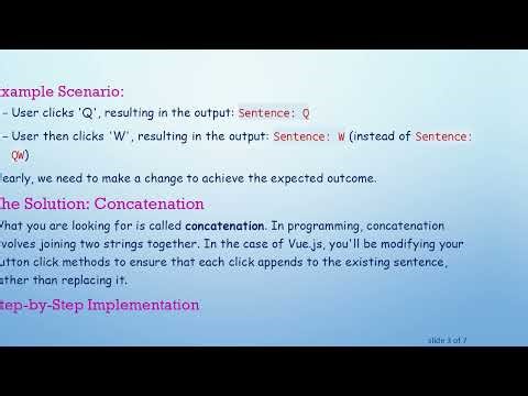 How to Combine Variables in Vue.js