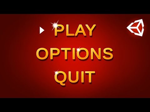 Start Menu in UNITY! 2020 Tutorial