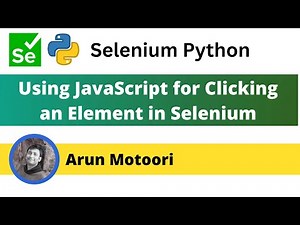 Using JavaScript for clicking an element in Selenium (Selenium Python)