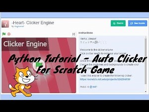 Python Tutorial | Auto Clicker for Scratch Game | Python for beginners