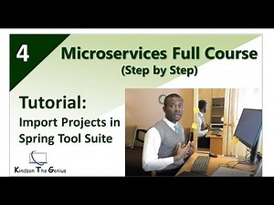 4 Import the Projects in Spring Tool Suite