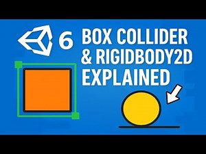 Unity 6 Beginner Tutorial: 2D Rigidbody & Box Collider Explained #unity6 #unitytutorials #beginners